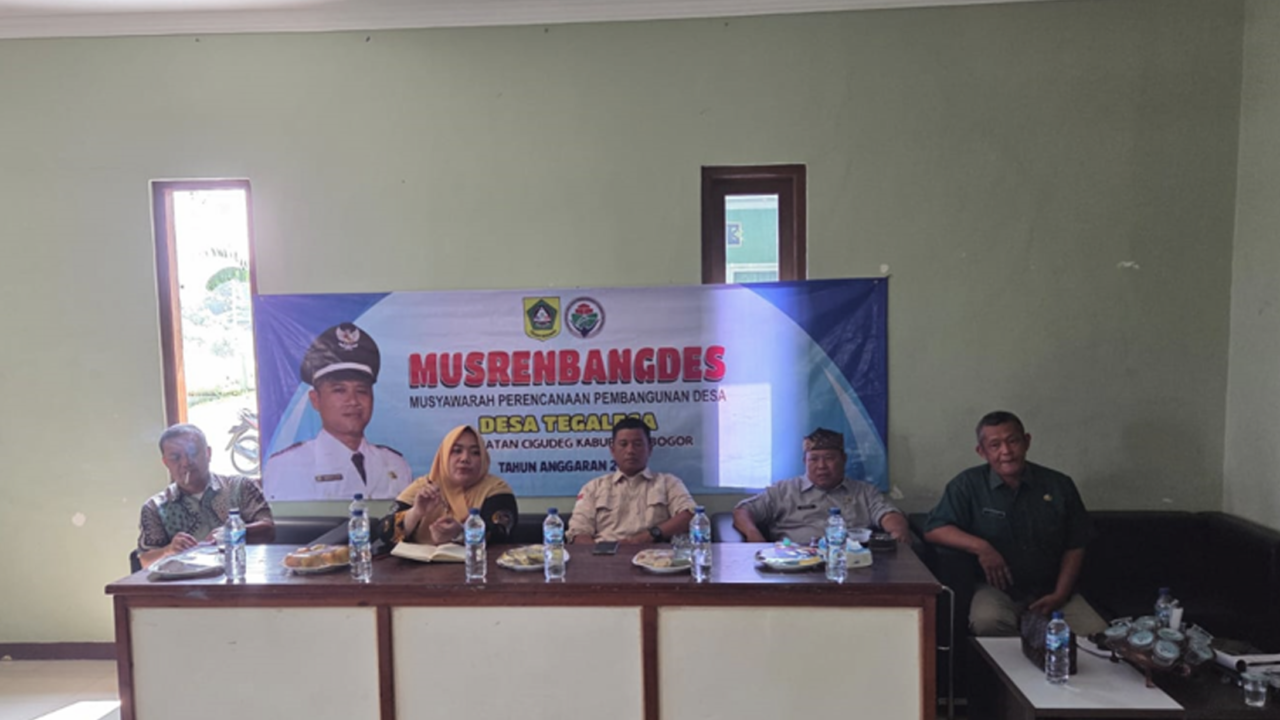 KADES TEGALLEGA ANGKAT BICARA SOAL BANSOS BUKAN DIPOTONG, TAPI DISEPAKATI UNTUK BERBAGI