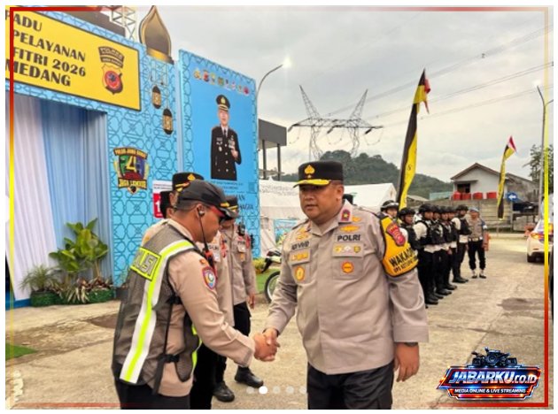 WAKAPOLDA JABAR TINJAU POSPAM OPS KETUPAT LODAYA 2026 DI SUMEDANG, PASTIKAN PENGAMANAN DAN PELAYANAN MUDIK BERJALAN OPTIMAL