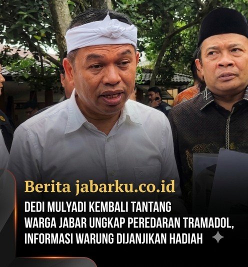 DEDI MULYADI KEMBALI TANTANG WARGA JABAR UNGKAP PEREDARAN TRAMADOL, INFORMASI WARUNG DIJANJIKAN HADIAH